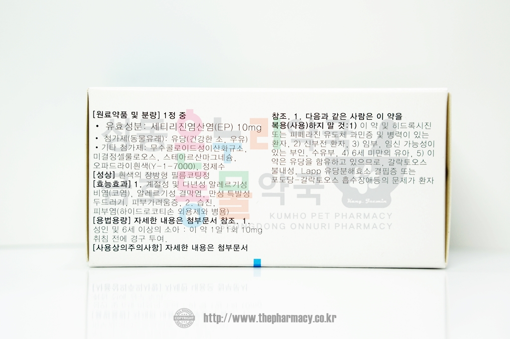 지르텍 가격 성분 효능 비염 치료 관리 방법