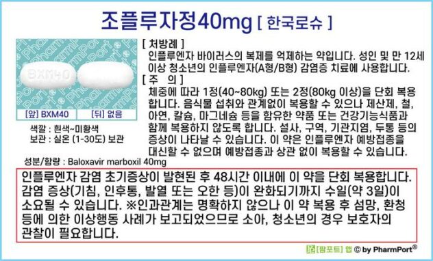 조플루자 40mg